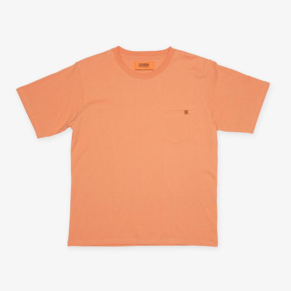포켓 티셔츠 오렌지